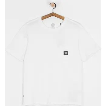 Pánské tričko Element Basic Pocket Label (optic white) XL, bílá