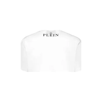 Pánské tričko PHILIPP PLEIN T-Shirt 22947 Bílá Regular Fit M
