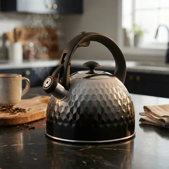 Konvice na čaj Konvice z nerezové oceli s píšťalkou TADAR TISANA 3 l