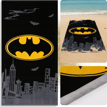 Plážová osuška Marvel 140 cm bavlna