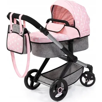 Kočárek pro panenku Kočárek pro panenky sada 2 v 1 Bayer Design XEO