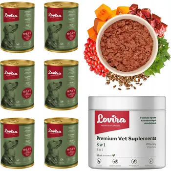 Krmivo pro psa Doplňky stravy pro psy LOVIRA kousky 2580 g