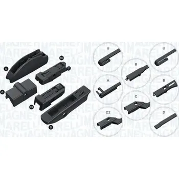 Stěrač Lišta stěrače Magneti Marelli 000713617430 přední 430 mm