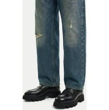 Pánské tenisky Loafersy G-Star Raw EO-ROWHIDE-01 MI08 Černá 44