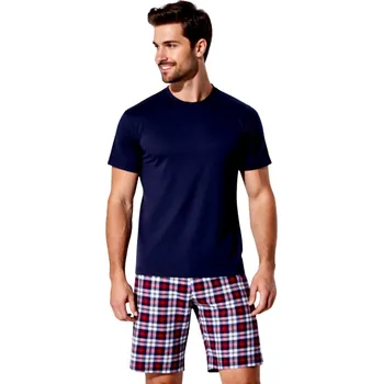 Pánské pyžamo Pánské Pyžamo Krátké FOLTÝN PK 327 Velikost: 2XL