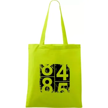 Tachometr 85 - Taška bavlněná - 42 x 38 cm ( Limetková )