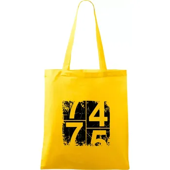 Tachometr 75 - Taška bavlněná - 42 x 38 cm ( Žlutá )