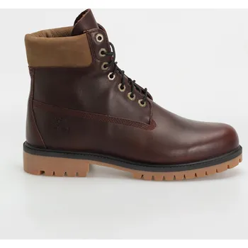 Pánská zimní obuv Timberland Heritage 6 Inch (burgundy full grain) 43.5, hnědá