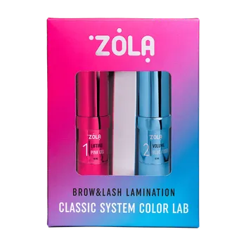 Péče o řasy a obočí Zola Brow & Lash Lamination Classic System Color Lab 1+2