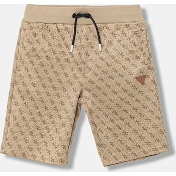 Dětské kraťasy Guess L5RD07.K7122.PPY2 béžová 08X, vel. 125-135