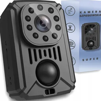 IP kamera ŠPIÓNSKÁ KAMERA S DETEKCÍ POHYBU FULL HD NOČNÍ 1500mAh NOČNÍ REŽIM M-JPEG