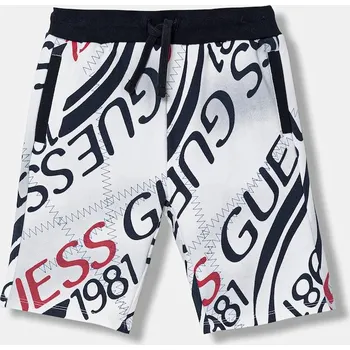 Dámská móda Dětské bavlněné šortky Guess L6RD09.KA6R4.PPY2 námořnická modř 59X, vel. 125-135