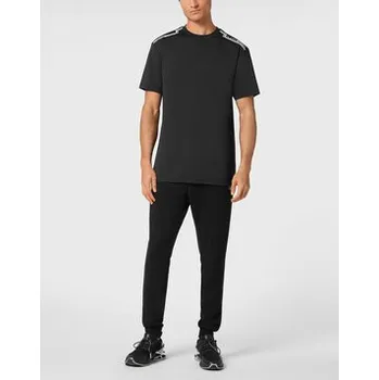 Pánské tričko Plein Sport T-Shirt 10215 Černá Regular Fit 4XL