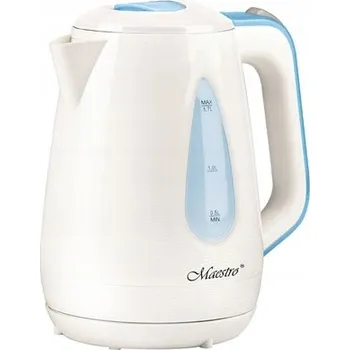 Rychlovarná konvice Rychlovarná konvice Feel Maestro MR031 modrá 2200 W 1,7 l bílá