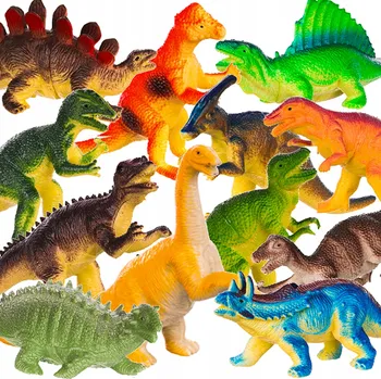 Figurka Sada figurek dinosaurů Kruzzel 12 ks plastové pro děti 3+