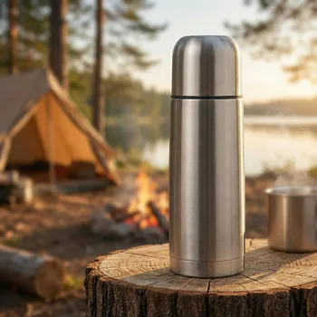 Termoska Ocelová, vakuová termoska na čaj a kávu BULLET 0,3&nbsp;l