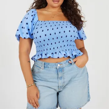 Dámské tričko Tričko Brave Soul Blue 3631712 18 (2XL)