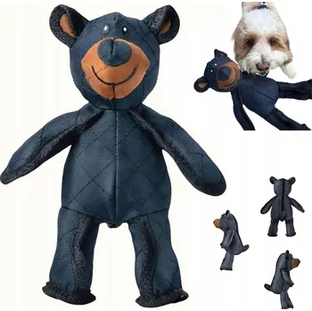 Hračka pro psa Hračka pro psy PÍSKACÍ plyšák šustící Medvěd 30 cm