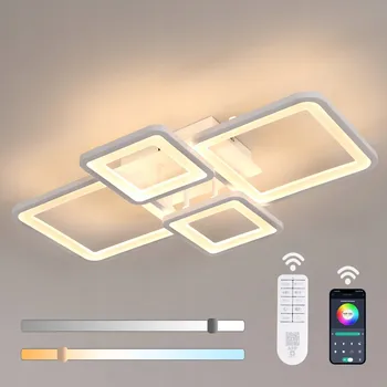 Závěsné svítidlo GOECO STROPNÍ SVÍTIDLO 4 světelné body integrovaný LED zdroj