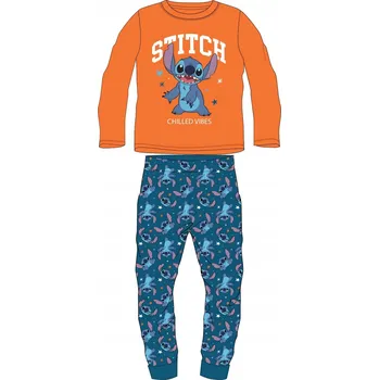 Chlapecké pyžamo Pyžamo Lilo a Stitch s dlouhým rukávem bavlna vysoké, velikost 110