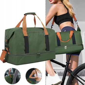 DÁMSKÁ i PÁNSKÁ SPORTOVNÍ CESTOVNÍ TAŠKA DO POSILOVNY NA RAMENO 30L