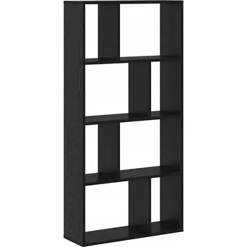 Knihovna Volně stojící regál černý dub 60 x 20 x 120 cm s policemi