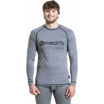 Pánské termo tričko Meatfly Avery 25/26 Charcoal Heather XL