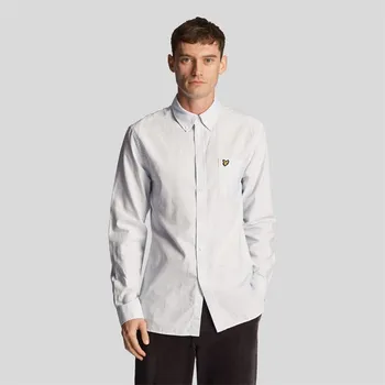 Pánská košile Košile Lyle and Scott Blue-White 6477393 XS