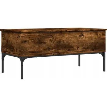 Konferenční stolek Konferenční stolek se zvedací deskou, kouřový dub, 100 x 50 x 45 cm