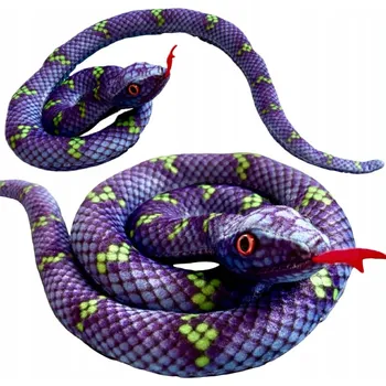 plyšák PLYŠOVÝ WĄŻ plyšová hračka DLOUHÝ plyšák 120 cm Plyšový Mazlíček Přítulníček Hadi