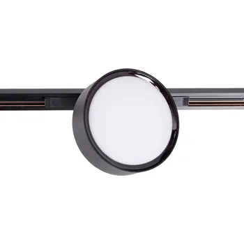 Stojací lampa Maxlight LED lištová lampa 12W Černá Kulatá 3000K IP20 MICRO11