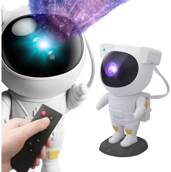 Lampička LED projektor hvězd astronaut kosmonaut noční lampa s dálkovým ovládáním