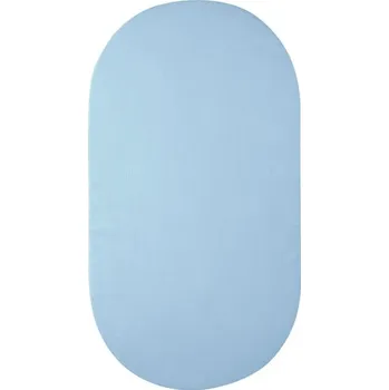Prostěradlo Hi Little One prostěradlo do kočárku a kočárku s kolébkou BIO bavlna Baby Blue