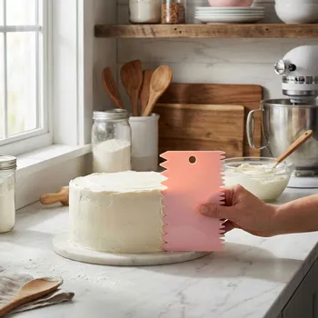 Váleček na těsto Lopatky / Špachtle na těsto TADAR 3 ks.