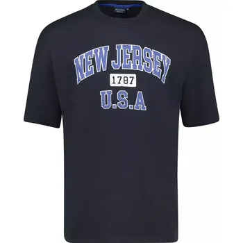 Pánské tričko Velké pánské tričko s nápisy Adamo 131501-360 tmavě modré (6XL)