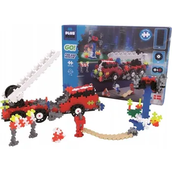 ostatní stavebnice Plus-plus Go!, Mini Mix 500 ks Hasičský vůz