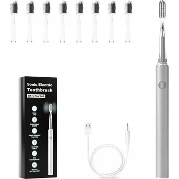 Elektrický zubní kartáček ELEKTRICKÝ SONICKÝ KARTÁČEK S 8 NÁHRADNÍMI HLAVICEMI - PRO DOMÁCÍ POUŽITÍ