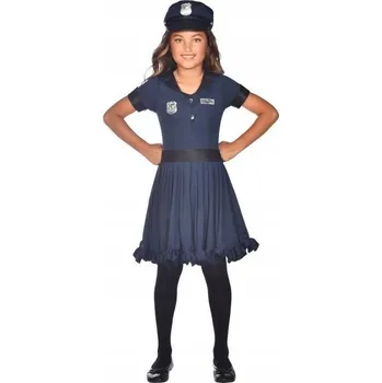 Karnevalový kostým SUPER Kostým policistky 134/140 9911065BZ