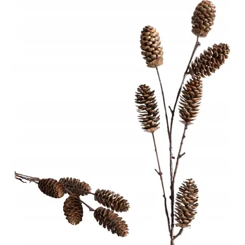 umělá květina Umělá Větvička šišky cm HOMLA
