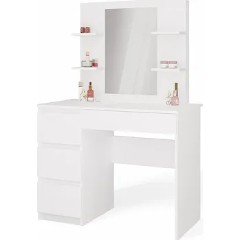 Toaletní stolek Toaletní Stolek TopEshop bílý matný 98 x 146 x 51 cm