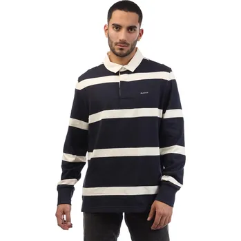 Pánské tričko Tričko Gant Navy-White 6409601 L