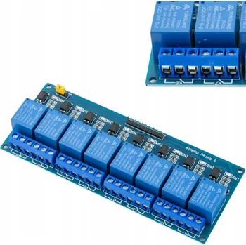 Relé Relé MSALAMON Reléový modul 8 kanálů 5V pro Arduino STM32