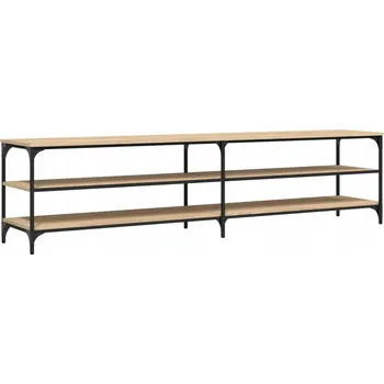 Televizní stolek TV stolek dub sonoma 200 x 30 x 50 cm s kovovým rámem