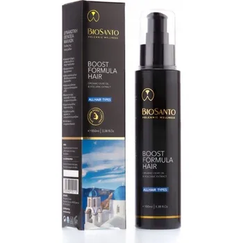 Vlasová regenerace BioSanto Vulkanic Booster pro posílení vlasů 100ml