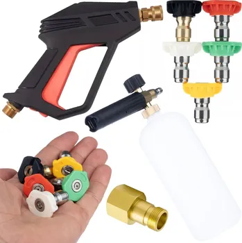 Příslušenství k zahradní technice SADA PISTOLE 4000 PSI M22 5 TRYSKEK ADAPTÉR EASY!LOCK KARCHER HD PĚNOVÁ TRYSKA