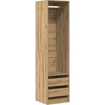 Šatní skříň Skříň dub artisan 50 x 50 x 200 cm, materiál dřevotříska