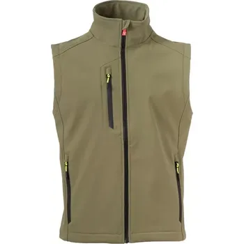 Pánská vesta PAYPER CREEK VEST L.I.T. lehká softshellová vesta - červená XS