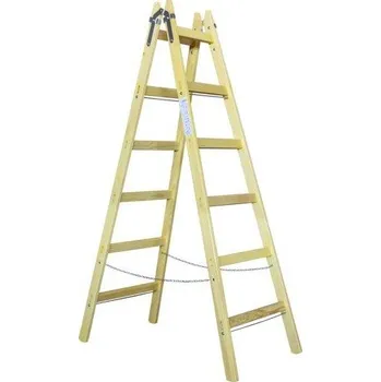 Žebřík Štafle dřevěné - 6 příčky - L=196,5 cm FESTA