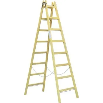 Žebřík Štafle dřevěné - 8 příčky - L=256,5 cm FESTA