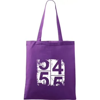Tachometr 55 - Taška bavlněná - 42 x 38 cm ( Fialová )